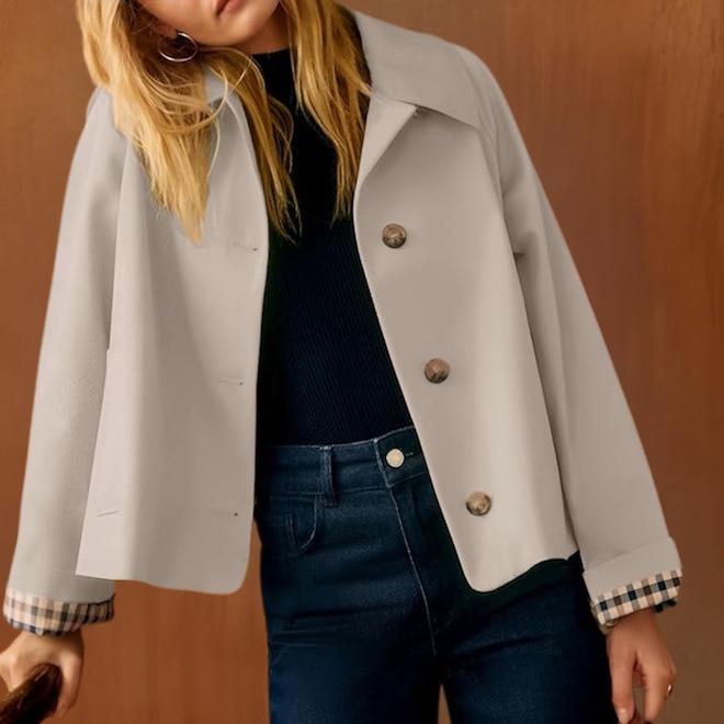 Move Over Barn Jackets, It’s All About the Cropped Trench
